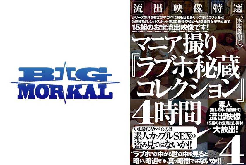流出映像特選 マニア撮り『ラブホ秘蔵コレクション』 4時間 4
